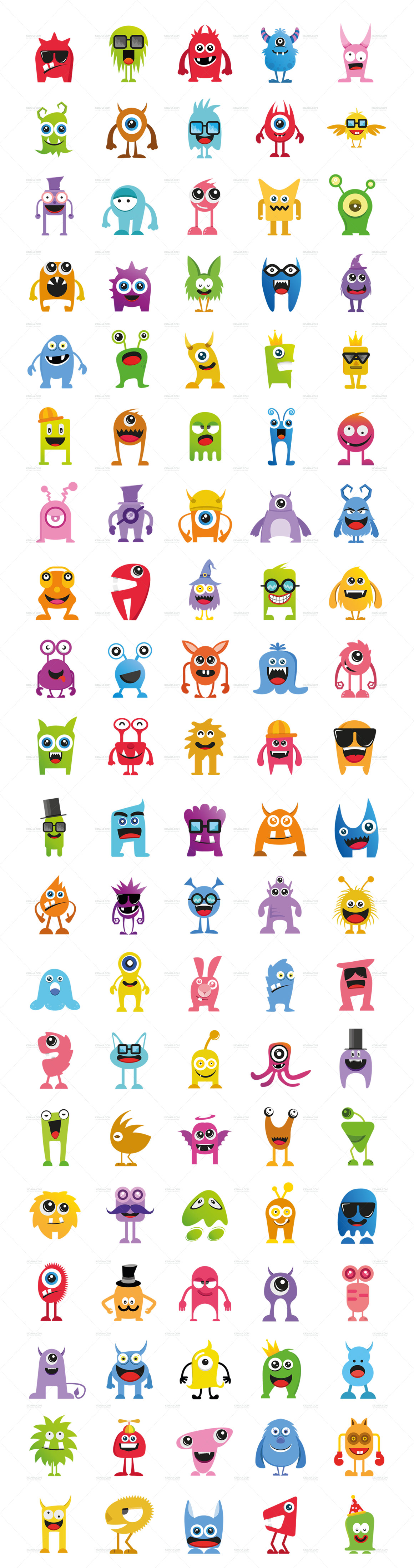 funny monster characters