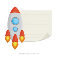 Free rocket &amp; blank paper clip arts,Free education clip arts for kids ...