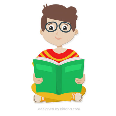 Free Boy reading book clipart,Education clipart – KIDAHA